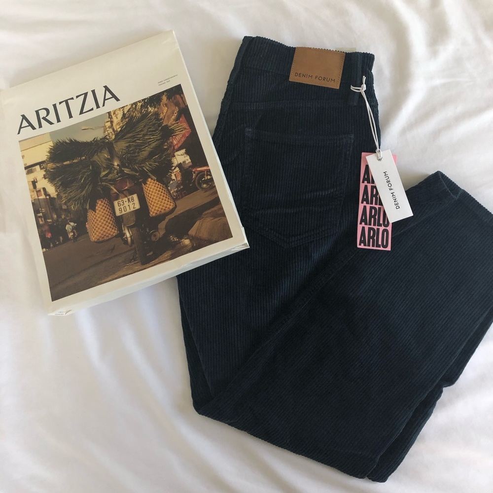 NWT Denim Forum (Aritzia) Arlo Straight, Curduroy